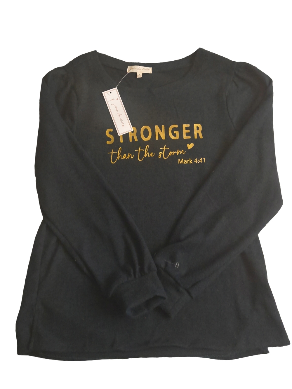 Stronger Than the Storm Long Sleeve Blouse- Hunter Green